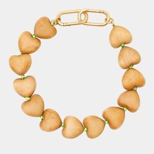 Clare V Wooden Heart Bag Strap